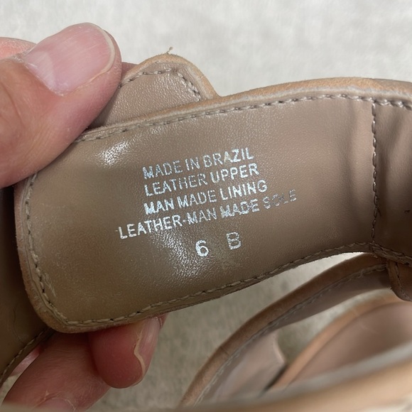 BCBGMAXAZRIA Martha Snakeskin Open Toe Sandals - Picture 4 of 5